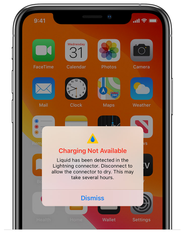 苹果 iPhone 14 不小心被打湿怎么办?