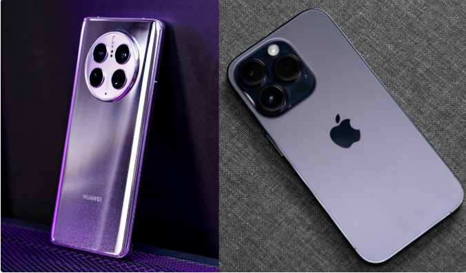 文教镇苹果14维修分享华为Mate50与iPhone14哪个好？ 
